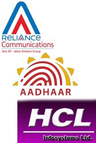 Reliance - HCL Consortium Wins Rs 300 Crore Aadhaar Contract